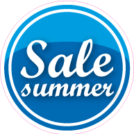 Raamsticker sale summer CI-0034