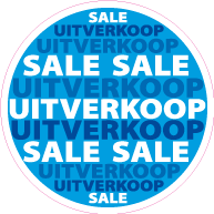 Vloersticker sale uitverkoop VLCI-0025
