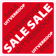 Vloersticker sale uitverkoop rechthoek VLVI-001