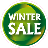 Raamsticker winter sale CI-0040