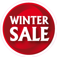 Raamsticker winter sale CI-0040