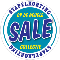 Etalagesticker sale winter blauw 1 artikel STA-110