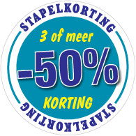Etalagesticker stapelkorting winter blauw 3 artikel STA-115