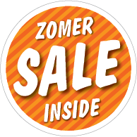Etalagesticker sale zomer oranje STA-87