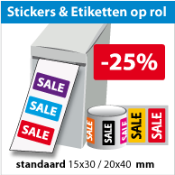 Stickers op rol SR-030
