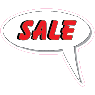 Raamsticker spraakbubbel sale VA-0017