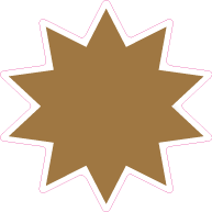 Raamsticker ster ST-005