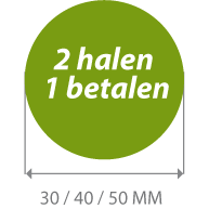 productstickers 2 halen 1 betalen STV-023