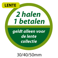 productstickers 2 halen 1 betalen lente STV-036
