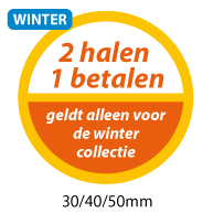 productstickers 2 halen 1 betalen winter STV-037
