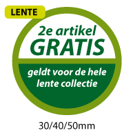 productstickers 2e artikel gratis lente STV-026