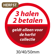 productstickers 3 halen 2 betalen herfst STV-039