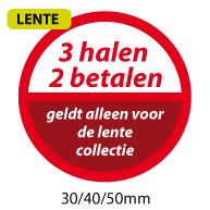 productstickers 3 halen 2 betalen lente STV-040