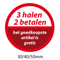 productstickers 3 halen 2 betalen STV-045