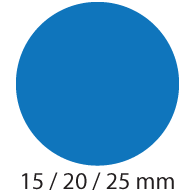 blanco stickervel STV-051 blauw