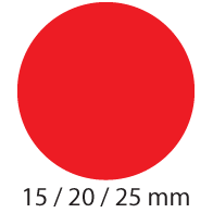 blanco stickervel STV-051 rood