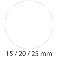 blanco stickervel STV-051 wit