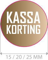 productstickers kassa korting rond STV-015
