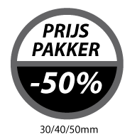 productstickers prijs pakker  STV-049