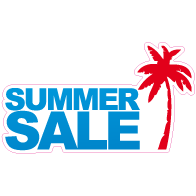 Raamsticker summer sale VA-0033