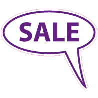 Raamsticker sale VA-0021