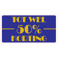 Raamsticker korting tot RE-0017