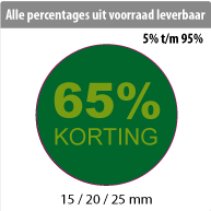productstickers korting rond STV-012