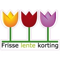 Raamsticker frisse lente korting VA-0015