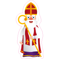 Raamsticker sint VA-0078