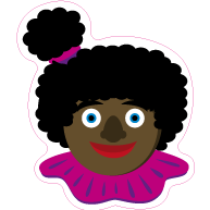 Raamsticker zwarte piet VA-0075-roze-swatch