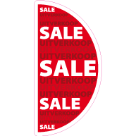 Raamsticker sale uitverkoop VA-0055