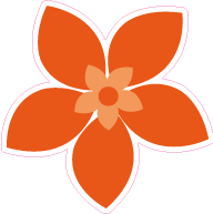 Raamsticker bloem VA-0053