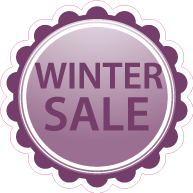 Raamsticker winter sale VA-0058