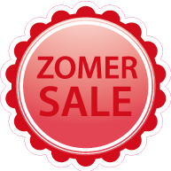 Raamsticker zomer sale VA-0058
