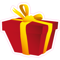 Raamsticker cadeau VA-0085