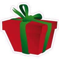 Raamsticker cadeau VA-0085