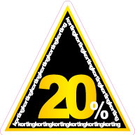 Raamsticker korting VA-0018