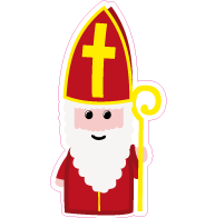 Raamsticker sinterklaas VA-0046