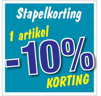 Etalagesticker stapelkorting winter blauw 1 artikel STA-118