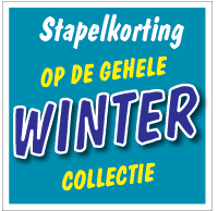 Etalagesticker stapelkorting winter blauw artikel STA-117