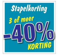 Etalagesticker stapelkorting winter blauw 4 artikel STA-121