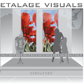 etalage visual tulp VIS-006