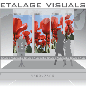 etalage visual tulp VIS-006