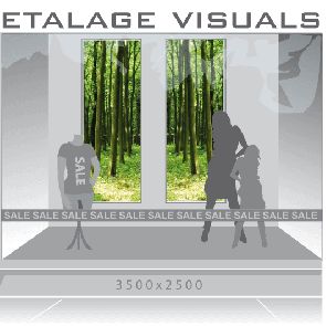 etalage visual bomen VIS-005