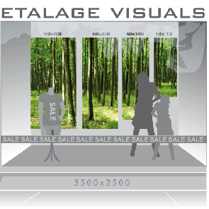 etalage visual bomen VIS-005