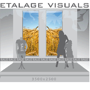 etalage visual graan VIS-002