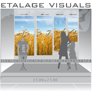 etalage visual graan VIS-002