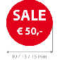 Brilsticker sale Bedrag rond BR-0025