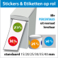 Kortingsstickers op rol SR-019