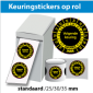 Keuringsstickers op rol SR-041